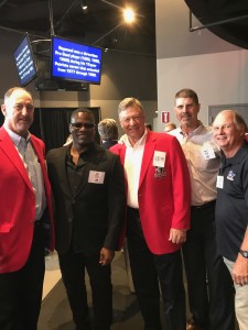 Elgin Davis New England Patriots NFL With Hall of Fame Players